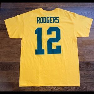 Green Bay Aaron Rodgers T-shirt Majestic Large